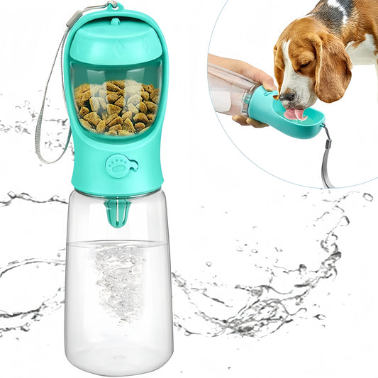 Gourde pour chien - Emplacement croquettes